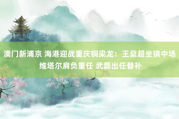 澳门新浦京 海港迎战重庆铜梁龙：王燊超坐镇中场 维塔尔肩负重任 武磊出任替补